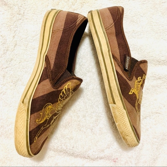 RARE SKECHERS Flying Horse slip-on sneakers sz 7.5 - Picture 4 of 8